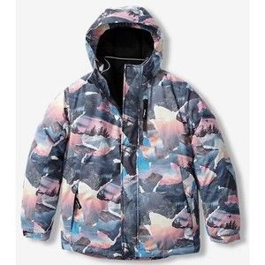 New Eddie Bauer Powder Search 3 in 1 Boys Jacket Size L (14) Onyx Youth Coat